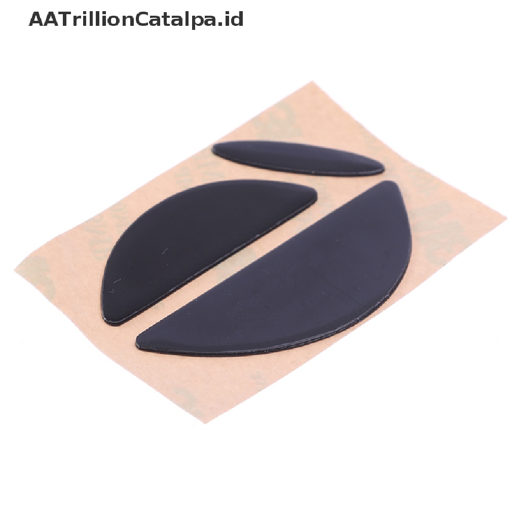 (AATrillionCatalpa) 2 Set Kaki Mouse Warna Hitam Untuk Logitech MX518 G400