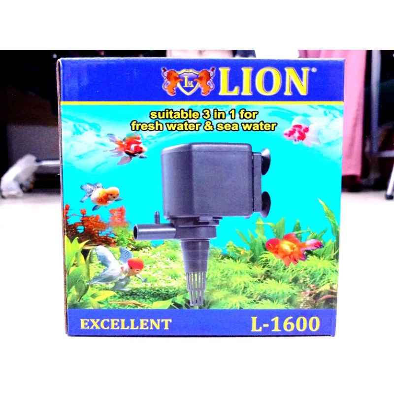 PROMO MURAH POMPA AQUARIUM KOLAM LION L 1600