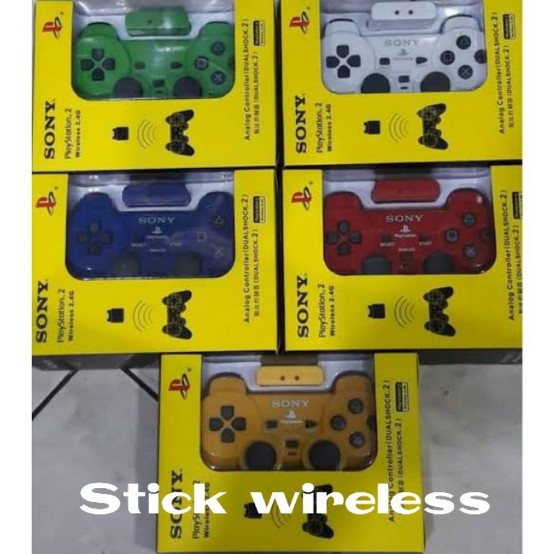 Stick PS 2 WIRELESS TANPA KABEL