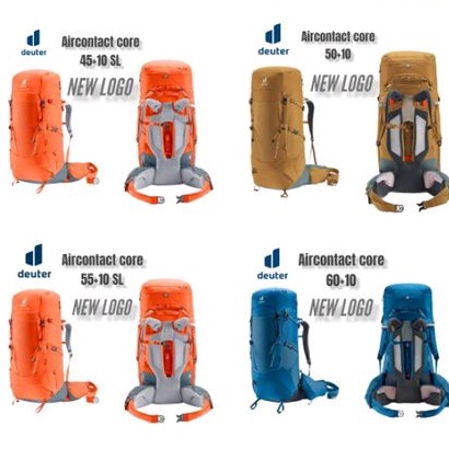 TENDAKI •Tas Deuter Aircontact Core 35+10SL | 40+10 | 55+10SL | 60+10 | 65+10SL | 70+10 •Trekking Backpack