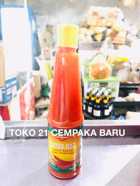 

Delmonte Extra Hot Chilli Sauce Botol 265 ml | Saus Delmonte 265ml