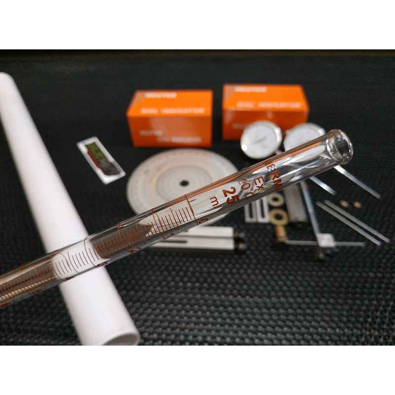 Mikhaeladsport Buret 25Ml Beserta Dial Set Dayel Set Busur Derajat Dial Indikator Degree Wheel