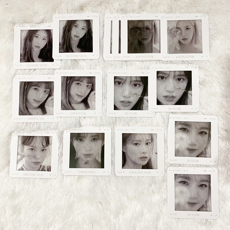 ready stock izone iz*one one reeler onereeler scene 1 album photocard