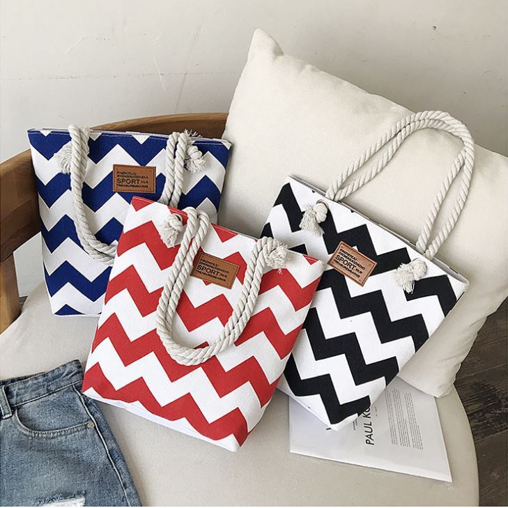 BJ290703 - BLACK/BLUE/RED - TAS MOTIF ZIG ZAG SHOULDERBAG SALE IMPORT TAS WANITA FASHION IMPORT MODIS ELEGAN TERMURAH TERLARIS TERBARU BAGSTORE JAKARTA TAS BATAM JTF90703