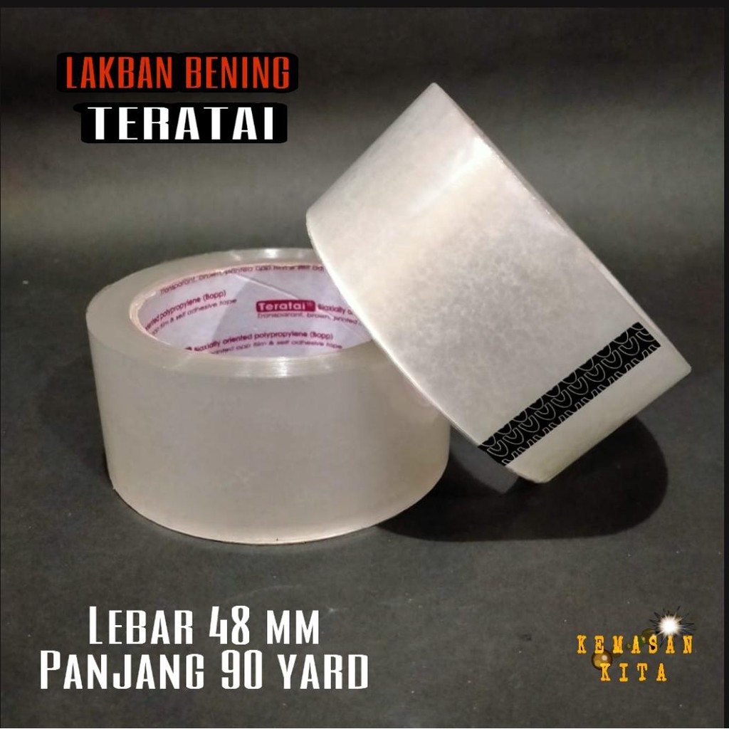 

Isolasi TERATAI Bening 48 mm 90 Yard