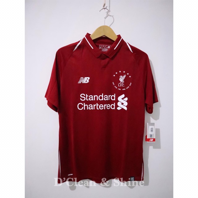 liverpool 6 times jersey