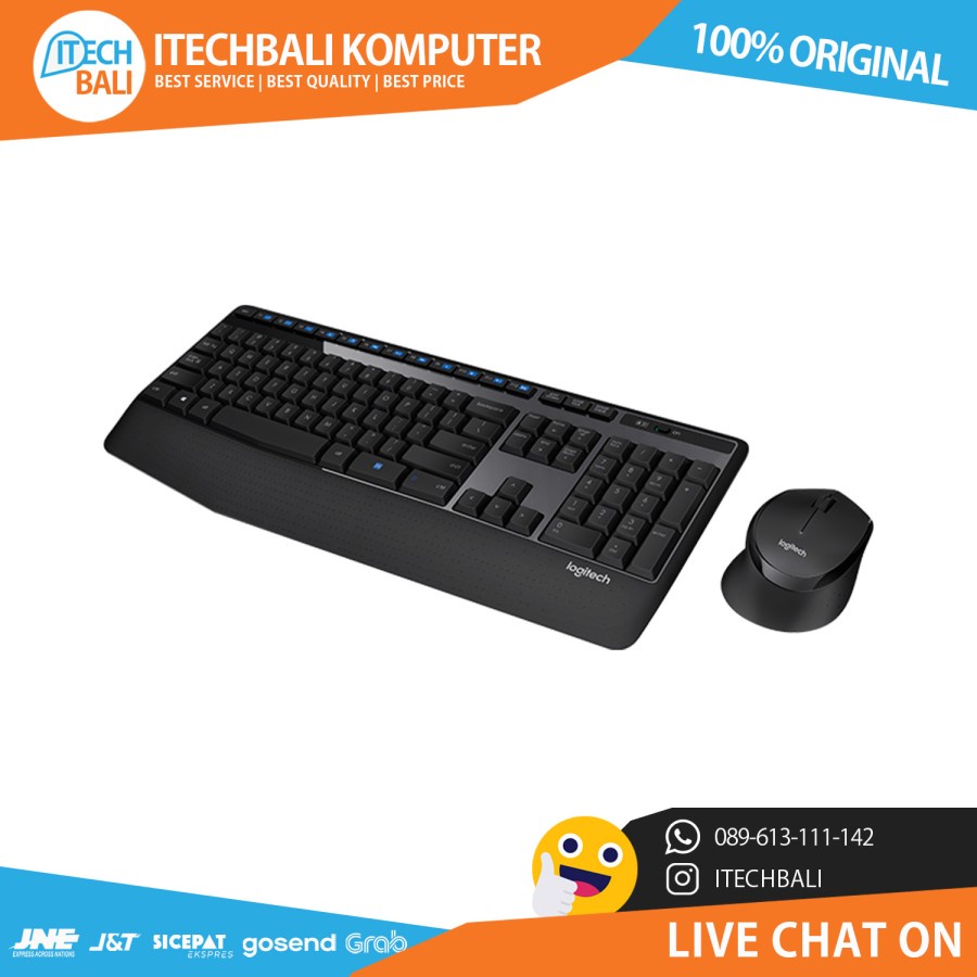 Keyboard &amp; Mouse LOGITECH MK345 Wireless Combo | ITECHBALI