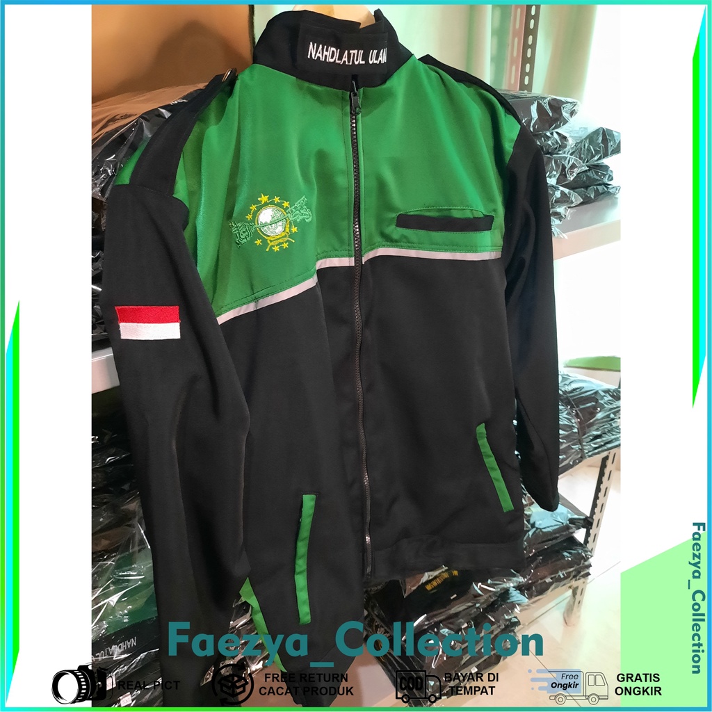 Jaket NU 2 warna Hijau Nahdlatul Ulama Nahdlatululama NahdlotulUlama Bahan Premium dan TERRMUURAHHH...