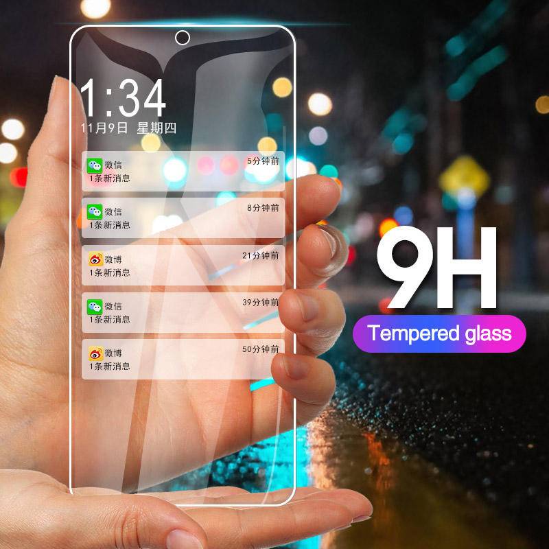 Tempered Glass Pelindung Layar Realme C2 C3 C11 C15 C17 9i 8i 7i 6i 5i 3 5 6 7 8 9 Pro Plus 5G XT V5 C20Y C25Y C20 C35 C25 C21 C21 C50A C25A 4G 50a C21