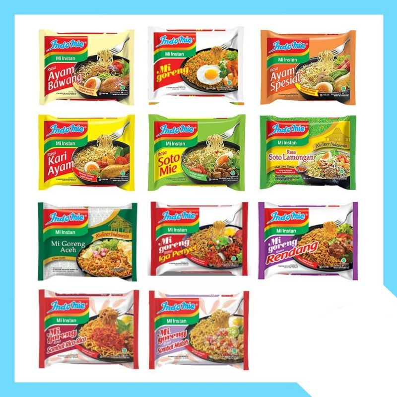 

all varian indomie