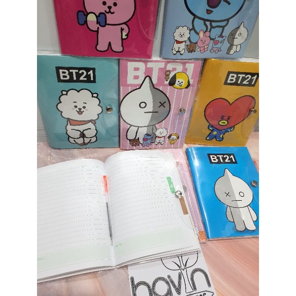 AGENDA ada bonus PEN BTS BT21-4