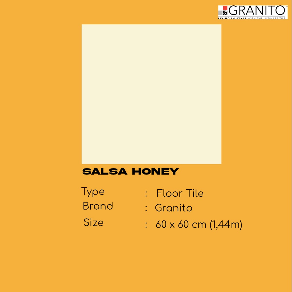 GRANIT LANTAI GRANITO SALSA HONEY 60X60 KW 1