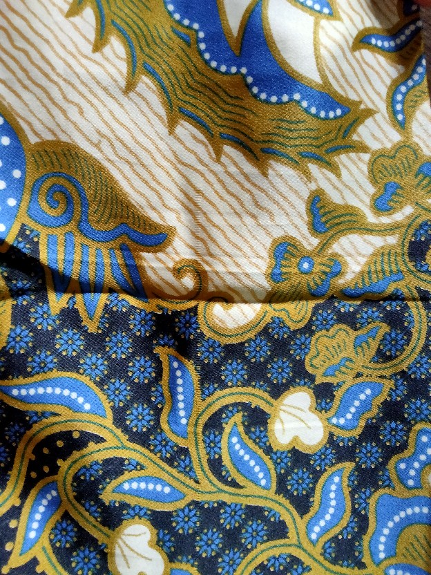Kemeja Batik Semi Sutra Silky Lengan Panjang Batik Nu Batik Pekalongan Seragam  Kerja Solo 864288524