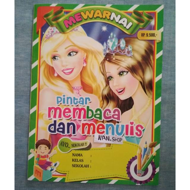 Princess - Buku Mewarnai Pintar Membaca dan Menulis