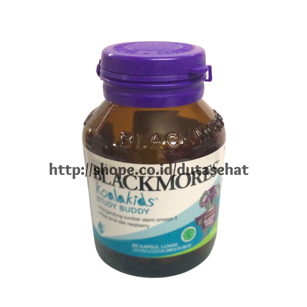 BlackMores Koala Kids Study Buddy 30s - DHA Anak, Omega 3 Anak, Perkembangan Otak Anak