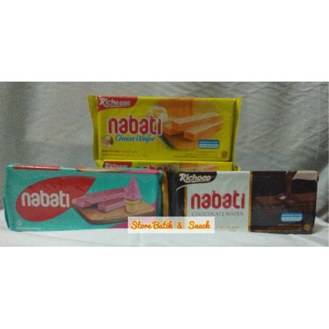 

Store snack Wafer Nabati 145 gram /wafer keju/wafer coklat/biskuit