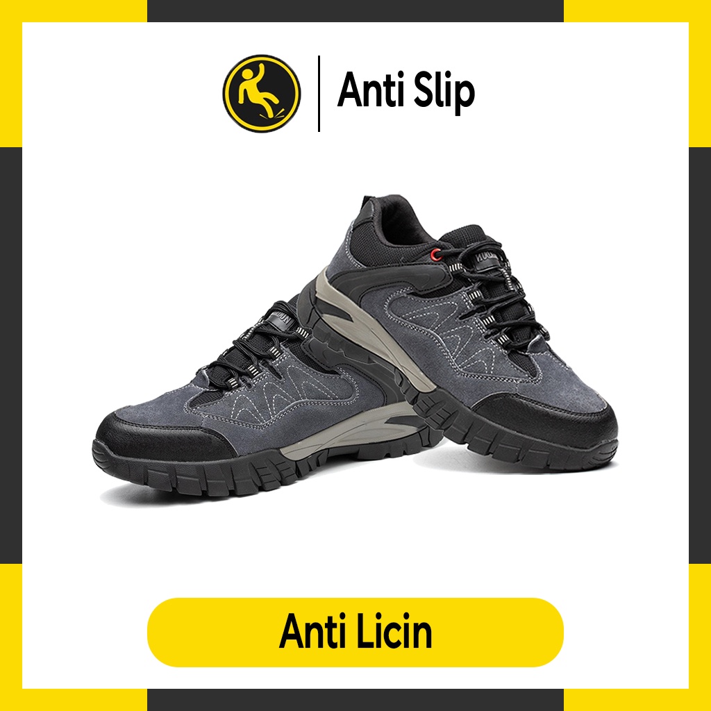 Sepatu Safety Ujung Besi Sepatu Septi Sepatu Sefty Sepatu Safety Shoes Low Cut - SSSLCA11