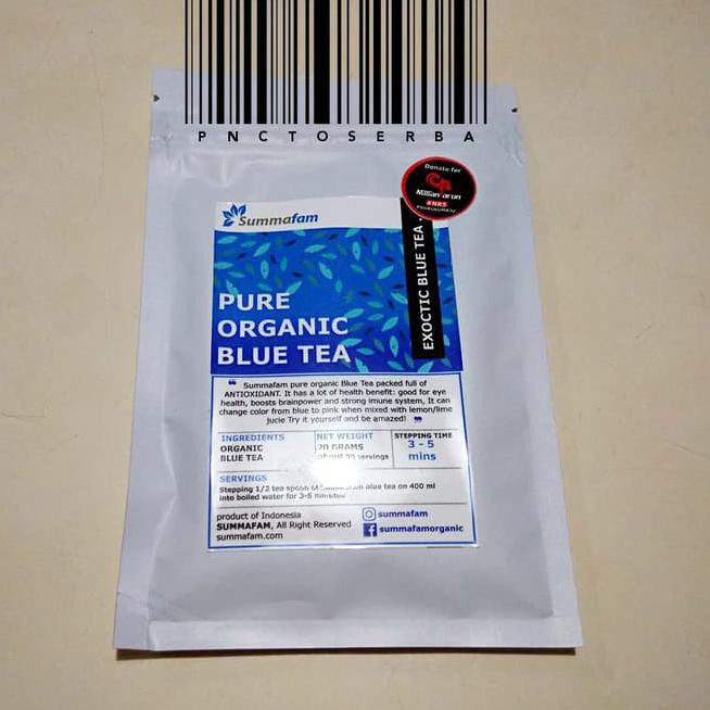 

W505 TEH BIRU MURNI SUMMAFAM - BUNGA TELANG KERING - PURE ORGANIC BLUE TEA E0UZ