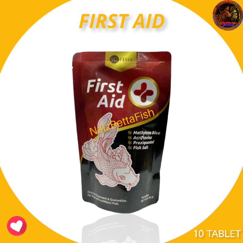 FIRST AID PLUS TABLET by SG FISH METHYLENE BLUE ACRIFLAVINE