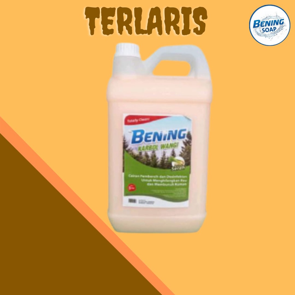 Cairan Karbol Pewangi Kamar Mandi Bandung, Wangi Cemara 5 liter, Karbol Rumah Sakit Pembersih Lantai