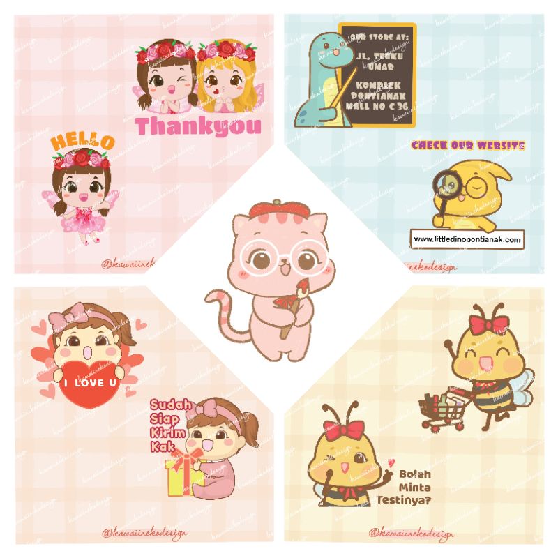 Sticker Whatsapp Custom (Baca Deskripsi)
