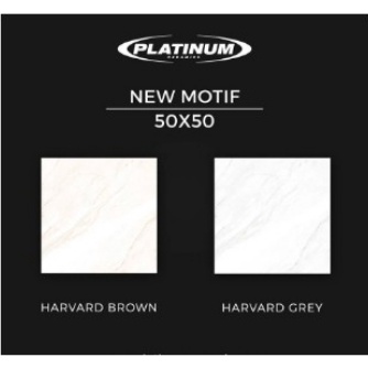 HARVARD GLOSSY UK.50X50 DINDING LANTAI KERAMIK PLATINUM
