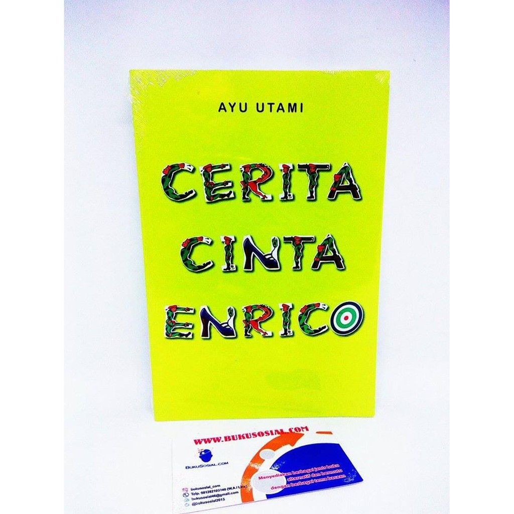 Dijual Cerita Cinta Enrico   Ayu Utami  Diskon