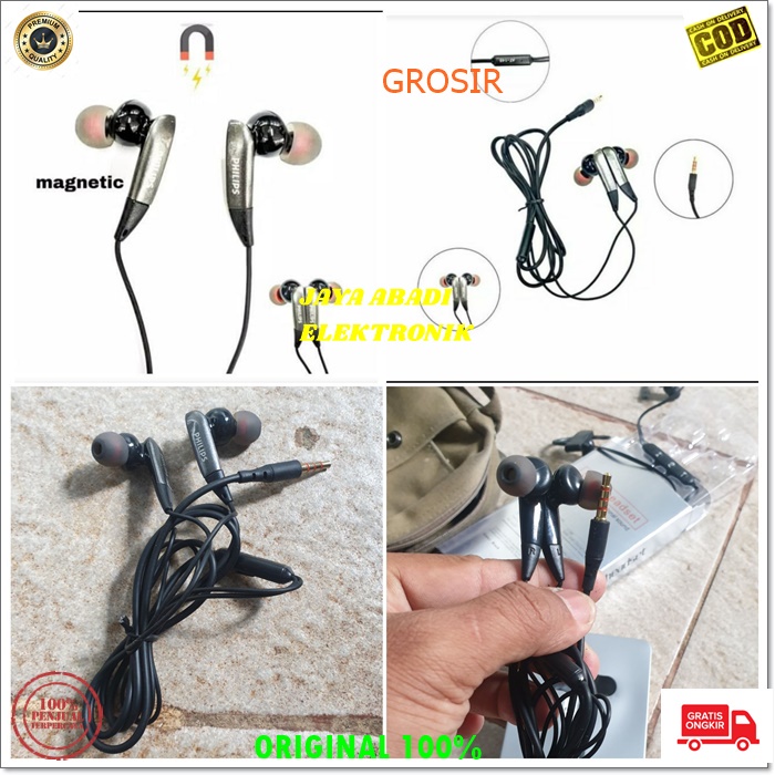 J290 ORIGINAL PHILIPS MAGNET 4D HEADSET HANDPHONE KABEL JACK 3.5MM HANDSFRE STEREO DOBEL BASS SUPER EARPOD HEADSET HANDSFREE HEADPHONE EARPHONE MUSIC VOKAL AUDIO SOUND EARPOD IN EAR KARET KARAOKE MEGA BAS HIFI MAGNETIC kabel earphone musik telpon megabass