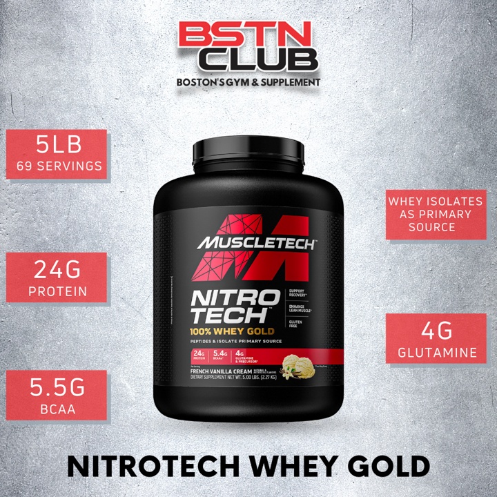 Muscletech Nitrotech Gold Whey 5lb