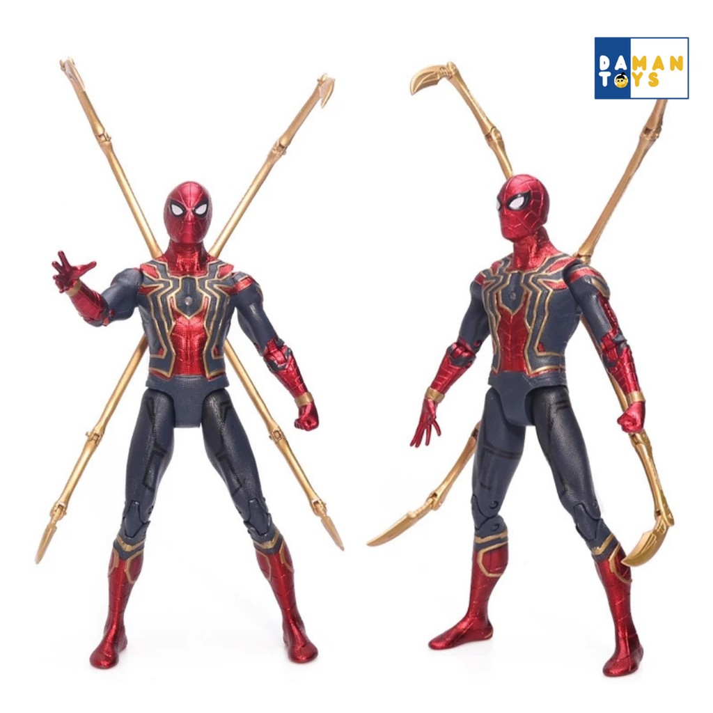 Action Figure Iron Spider Spiderman avengers Infinity War, Mainan Super Hero