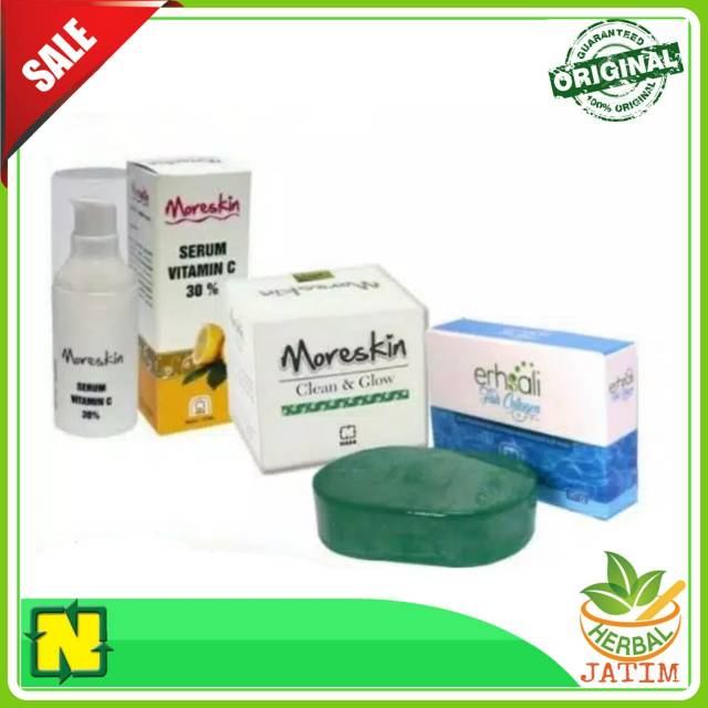 PAKET PERAWATAN WAJAH CERAH DAN GLOWING UNTUK KULIT BERMINYAK HERBAL  NASA