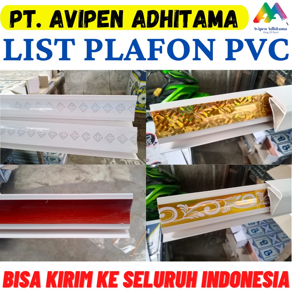 List Plafon PVC Golden Terbaik