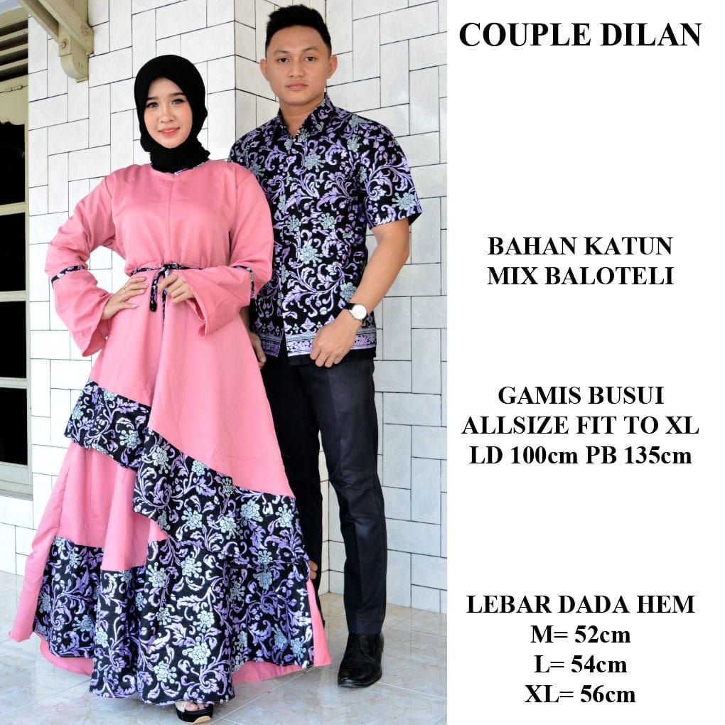 baju couple pasangan lebaran 2024