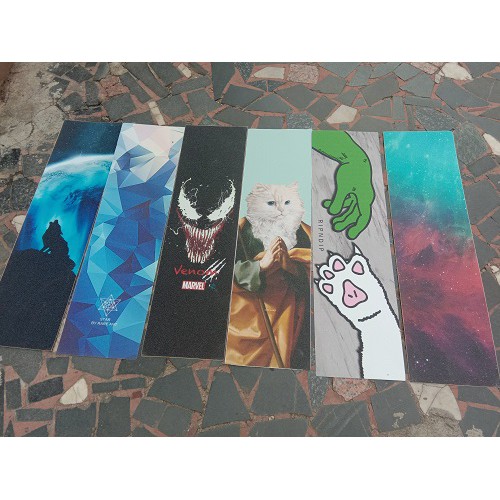 Ripndip Lukisan Semprot Kucing Jari Tengah OS780 color painting UV skateboard Tahan Aus griptape Tahan Air