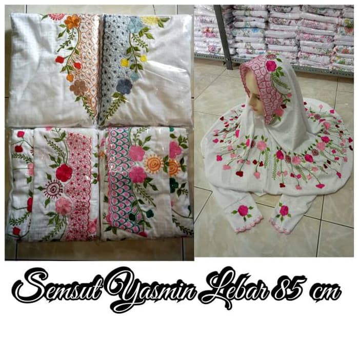 Mukena Terusan SEMI SUTRA Cantik