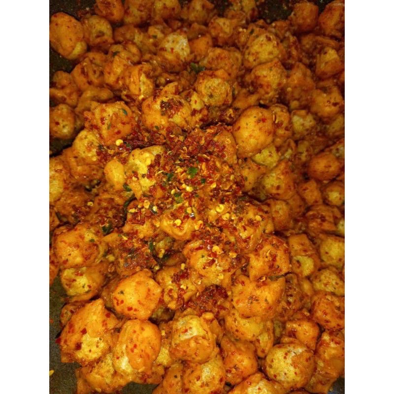 

Siomay mini pedas/cemilan pedas/isi 100 gram