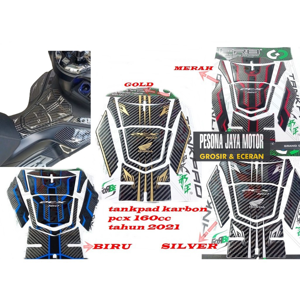 Tangpad Honda Sticker Timbul Pcx 160 New Tankpad Honda Pcx 160 2021 Deckpad Honda Pcx New