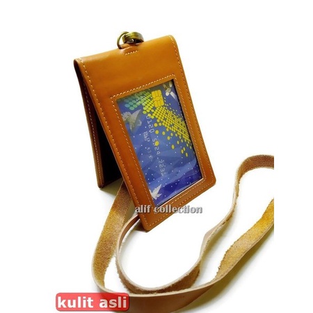 

iD card holder kulit asli - name tag kulit asli - name tag holder kulit asli double magnet f