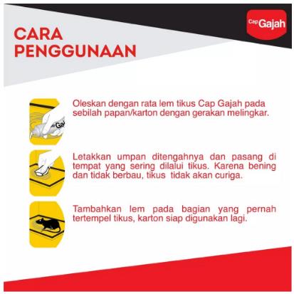 * NCC * Cap Gajah Lem Tikus Dengan Teknologi X-Glue Lem Perangkap Jaminan Tidak Lepas Rat Glue Trap