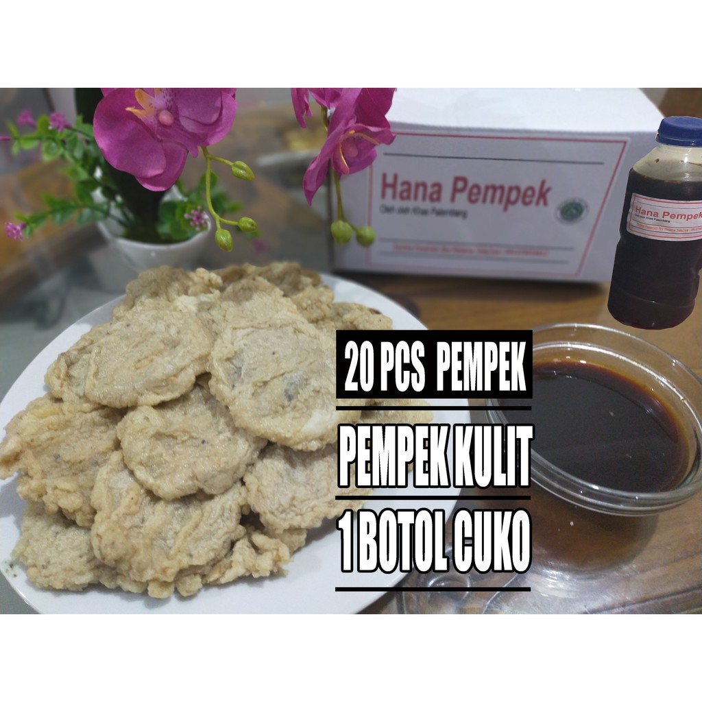 

PEMPEK PALEMBANG | PEMPEK KULIT ISI 20 PCS, MAKNYUSSS + CUKO 150 GR, PAKET 50 RIBU