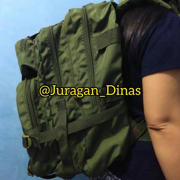 BAGPACK TAS RANSEL PUNGGUNG TEMPUR HIJAU TNI ABRI ARMY TENTARA KOREA