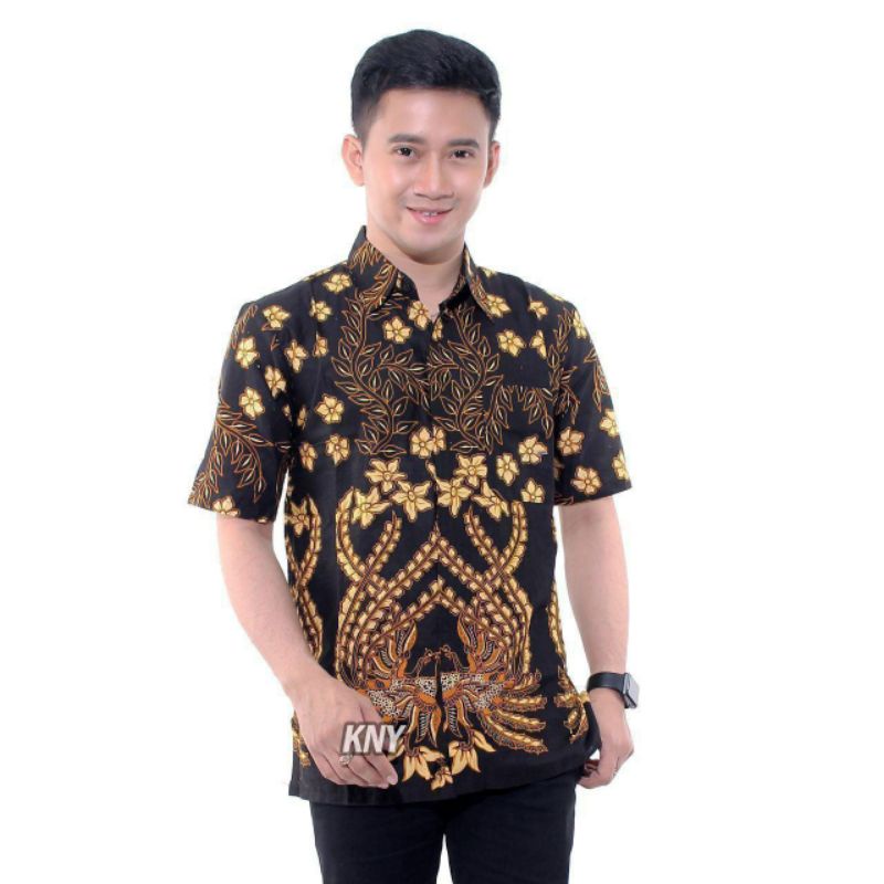 Baju Batik Pria Pendek Kemeja Batik Remaja Pria Dewasa Pekalongan SK024