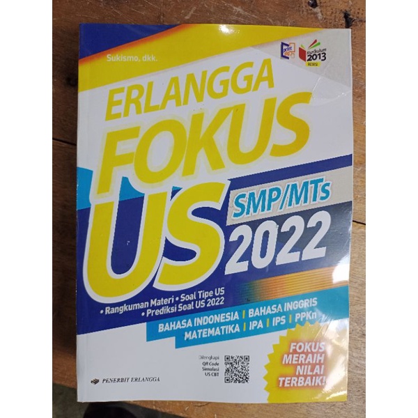 Buku ERLANGGA FOKUS US SMP/MTS 2022-1
