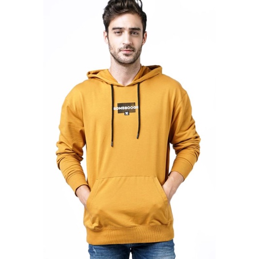 BOMBBOOGIE REIVEN ORIGINAL MATAHARI Dark Mustard Sweater Hoodie 34108  - TAG. 529.900