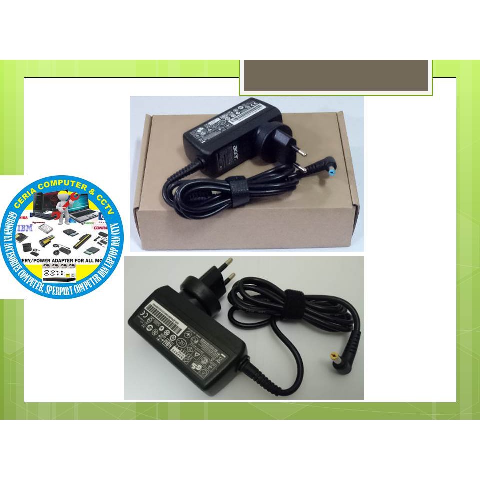 ADAPTOR CAS CHARGER LAPTOP LEPTOP ACER ASPIRE ONE 19V2.15A ACER D257 D260 D270 E100 V5-132