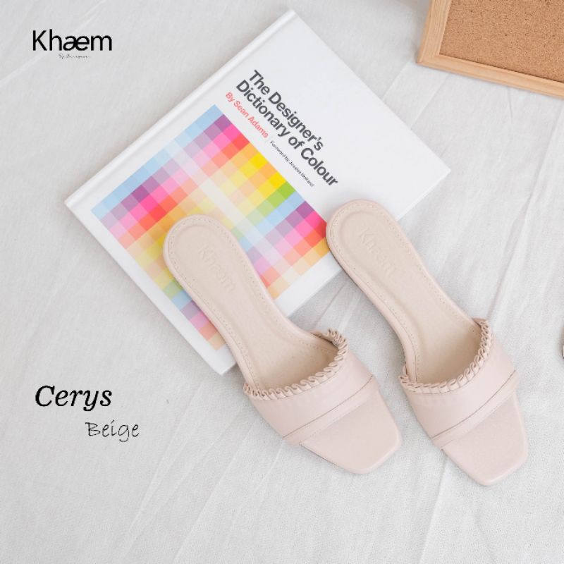 EmmaQueen - Cerys Sandals by EmmaQueen x Khaem-Cream