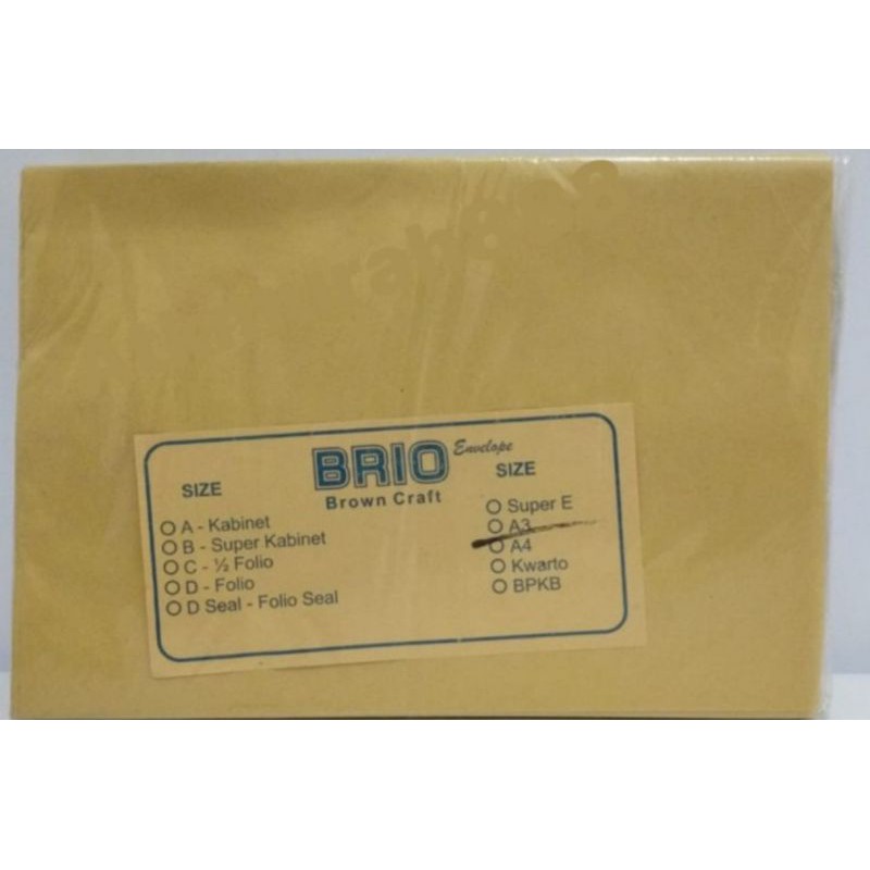 

AMPLOP COKLAT A3