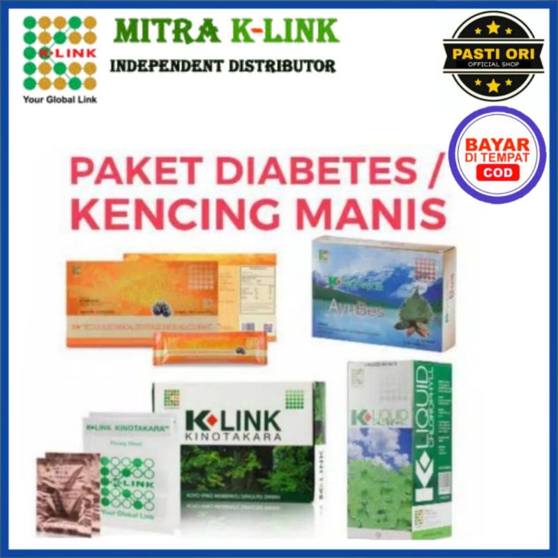 PAKET DIABETES K-LINK OBAT KENCING MANIS TURUNKAN KADAR GULA DALAM DARAH