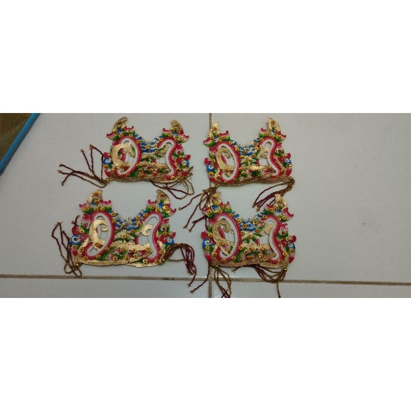 Sepasang Sumping Tari / Wayang / Jathil