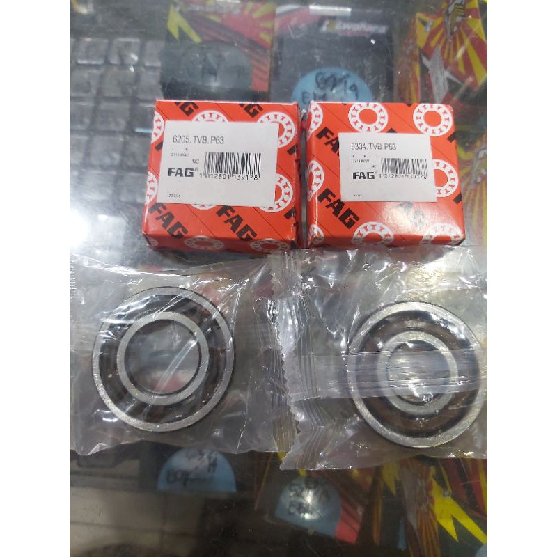 Klaher bearing FAG krug as rxking rx k king jupiter z vega r crypton ukuran 6304 6205